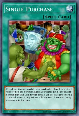 Single Purchase Yu-Gi-Oh card