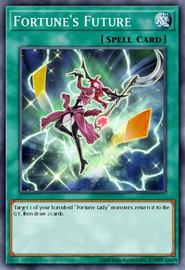 Fortune's Future Yu-Gi-Oh card