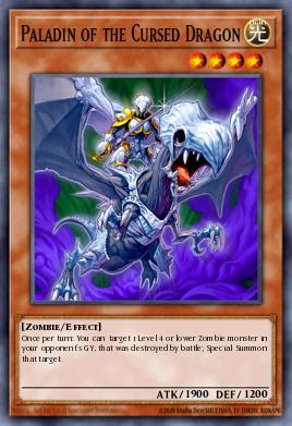 Paladin of the Cursed Dragon Yu-Gi-Oh card