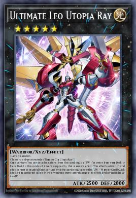 Ultimate Leo Utopia Ray Yu-Gi-Oh card