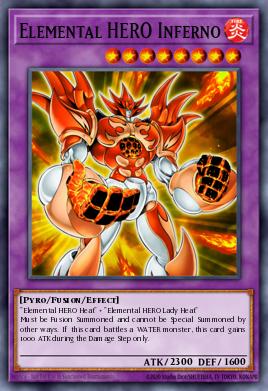 Elemental HERO Inferno Yu-Gi-Oh card