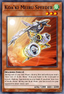 Koa'ki Meiru Speeder Yu-Gi-Oh card