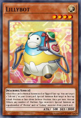 Lillybot Yu-Gi-Oh card