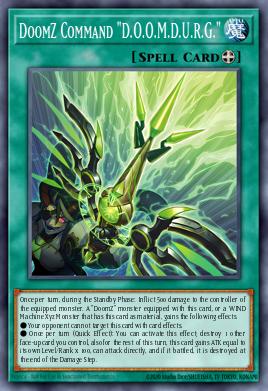 DoomZ Command "D.O.O.M.D.U.R.G." Yu-Gi-Oh card