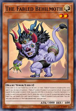 The Fabled Behilmoth Yu-Gi-Oh card