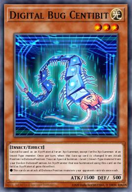 Digital Bug Centibit Yu-Gi-Oh card