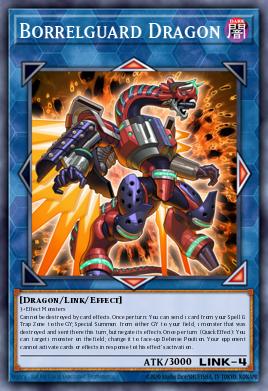 Borrelguard Dragon Yu-Gi-Oh card