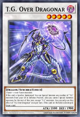 T.G. Over Dragonar Yu-Gi-Oh card