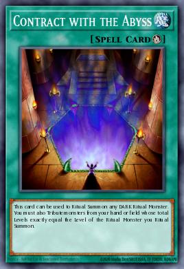 Contract with the Abyss Yu-Gi-Oh card