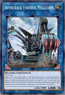 Infinitrack Fortress Megaclops Yu-Gi-Oh card