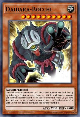 Daidara-Bocchi Yu-Gi-Oh card