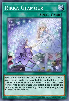 Rikka Glamour Yu-Gi-Oh card