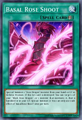 Basal Rose Shoot Yu-Gi-Oh card