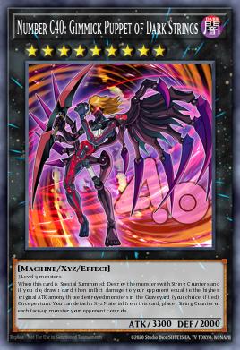 Number C40: Gimmick Puppet of Dark Strings Yu-Gi-Oh card