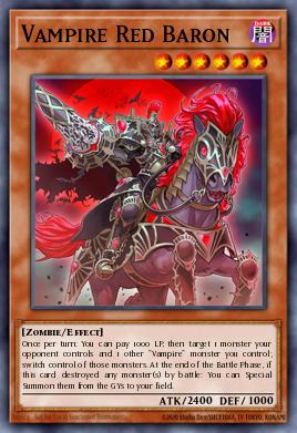 Vampire Red Baron Yu-Gi-Oh card
