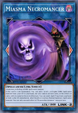 Miasma Necromancer Yu-Gi-Oh card