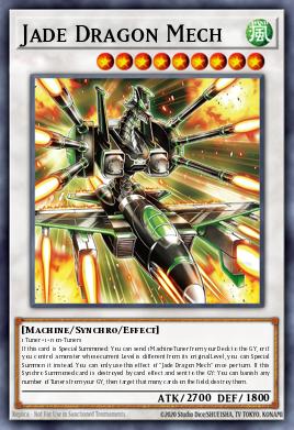 Jade Dragon Mech Yu-Gi-Oh card