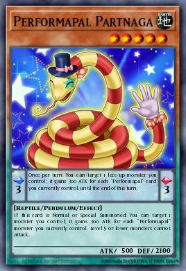 Performapal Partnaga Yu-Gi-Oh card