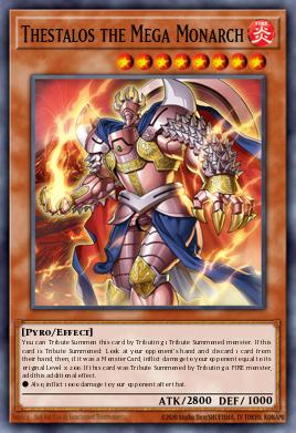 Thestalos the Mega Monarch Yu-Gi-Oh card