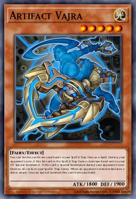 Artifact Vajra Yu-Gi-Oh card