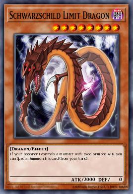 Schwarzschild Limit Dragon Yu-Gi-Oh card