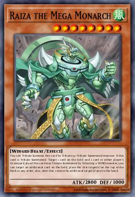 Raiza the Mega Monarch Yu-Gi-Oh card