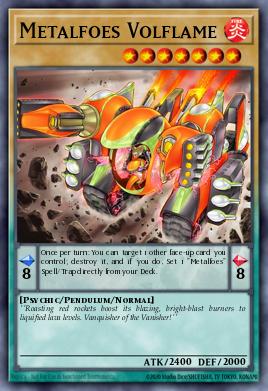 Metalfoes Volflame Yu-Gi-Oh card