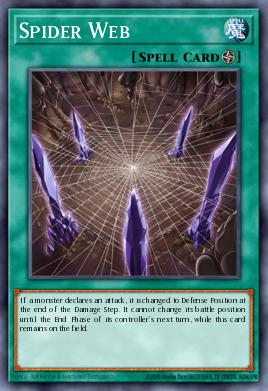 Spider Web Yu-Gi-Oh card