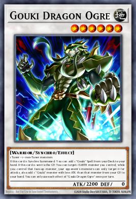 Gouki Dragon Ogre Yu-Gi-Oh card