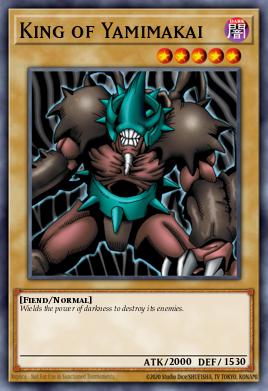 King of Yamimakai Yu-Gi-Oh card