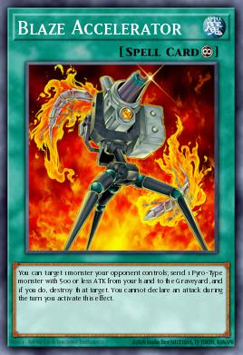 Blaze Accelerator Yu-Gi-Oh card
