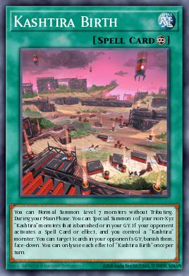 Kashtira Birth Yu-Gi-Oh card