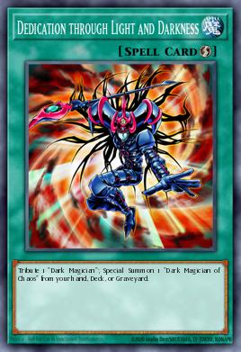 Dedication through Light and Darkness Yu-Gi-Oh card