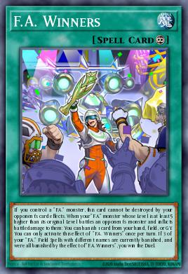 F.A. Winners Yu-Gi-Oh card