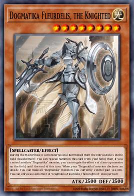 Dogmatika Fleurdelis, the Knighted Yu-Gi-Oh card