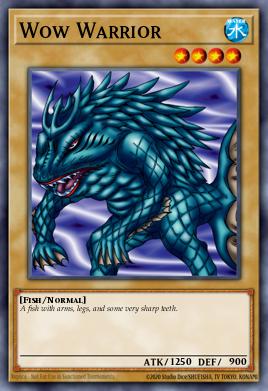 Wow Warrior Yu-Gi-Oh card