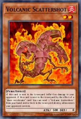 Volcanic Scattershot Yu-Gi-Oh card