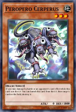 Peropero Cerperus Yu-Gi-Oh card