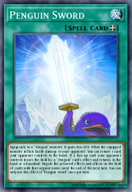 Penguin Sword Yu-Gi-Oh card