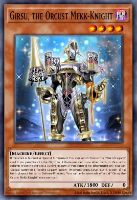 Girsu, the Orcust Mekk-Knight Yu-Gi-Oh card