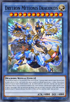 Drytron Meteonis Draconids Yu-Gi-Oh card