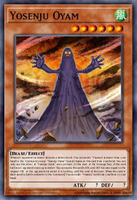 Yosenju Oyam Yu-Gi-Oh card