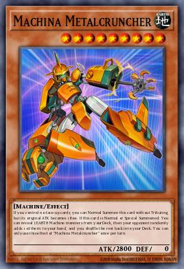 Machina Metalcruncher Yu-Gi-Oh card
