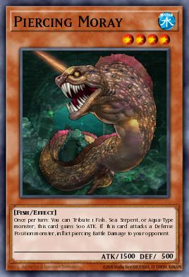 Piercing Moray Yu-Gi-Oh card