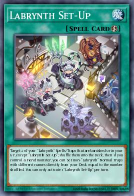 Labrynth Set-Up Yu-Gi-Oh card