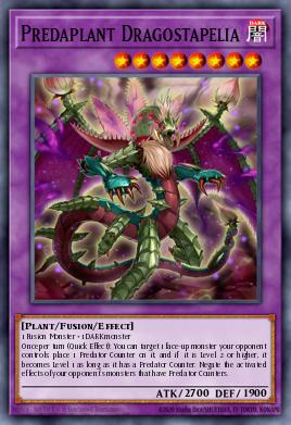 Predaplant Dragostapelia Yu-Gi-Oh card