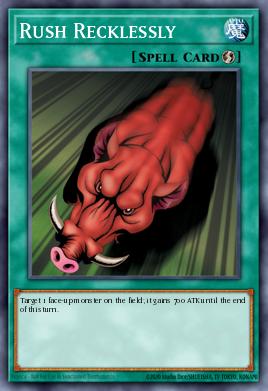 Rush Recklessly Yu-Gi-Oh card