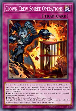 Clown Crew Soiree Operations Yu-Gi-Oh card