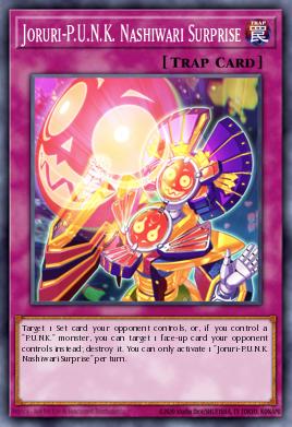 Joruri-P.U.N.K. Nashiwari Surprise Yu-Gi-Oh card