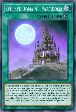Evil Eye Domain - Pareidolia Yu-Gi-Oh card